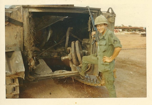 Damaged M113